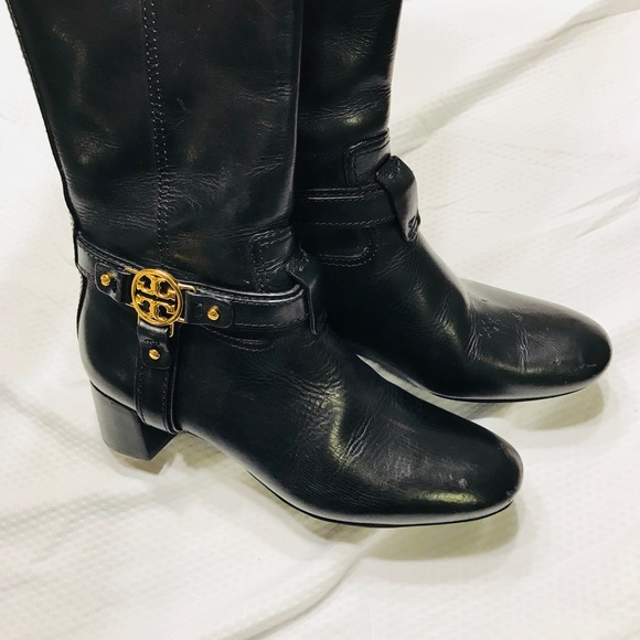 Tory Burch leather heel boots - Picture 9 of 13